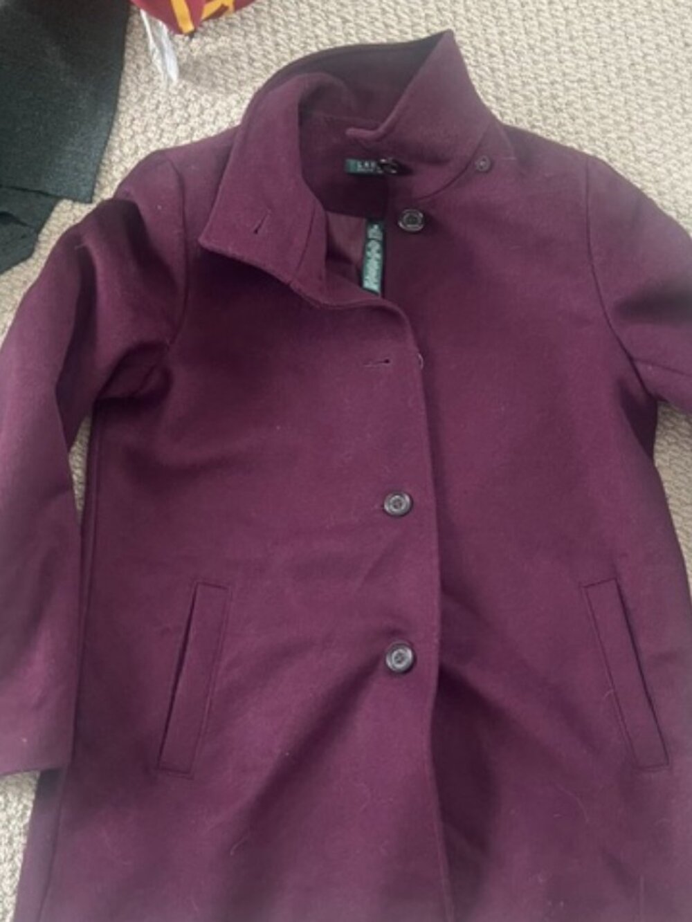 Ralph Lauren Wool Peacoat Medium